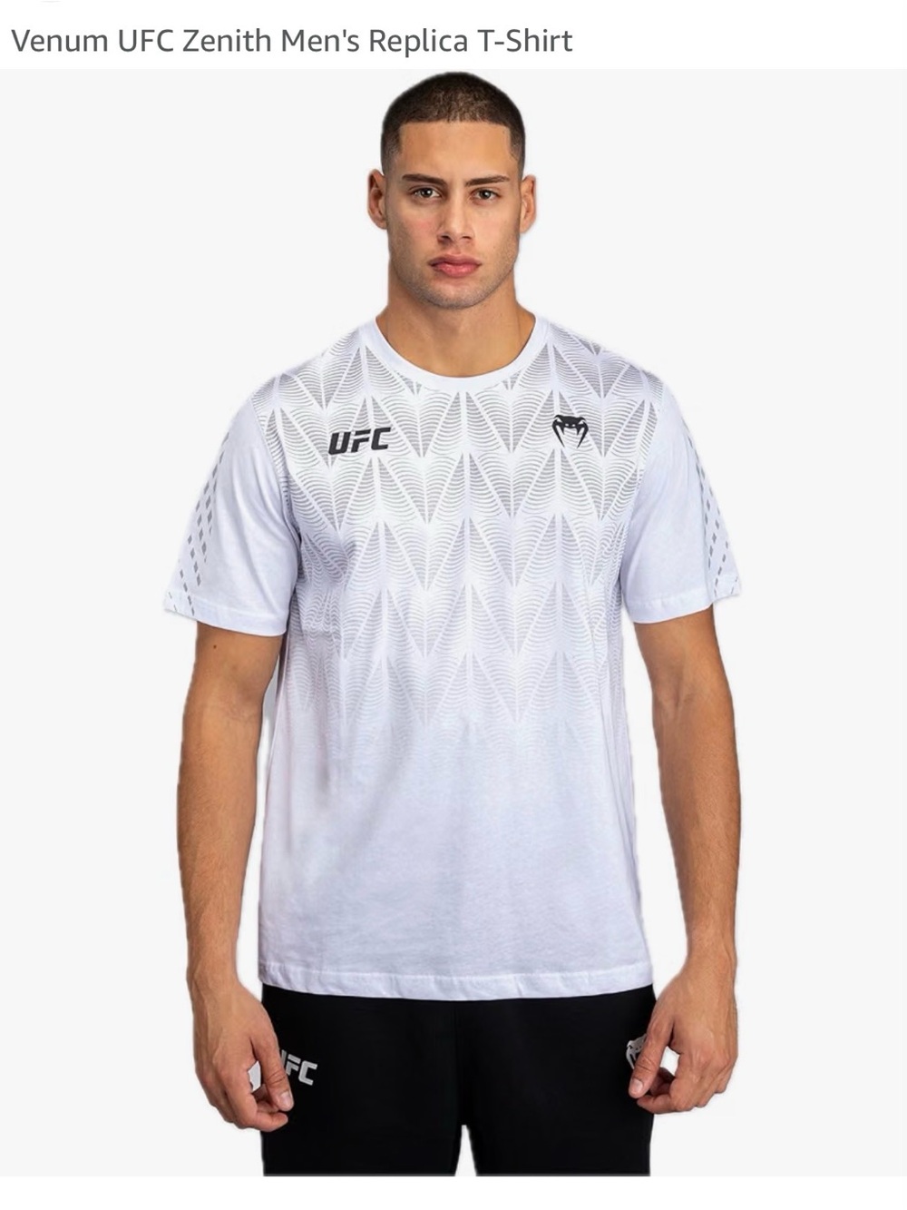 Venum UFC Zenith Men's Short Sleeve T-Shirt in White